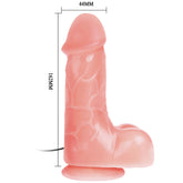 BAILE - DILDO VIBRADOR REALISTA SUPER DONG INTREPID EMPEROR